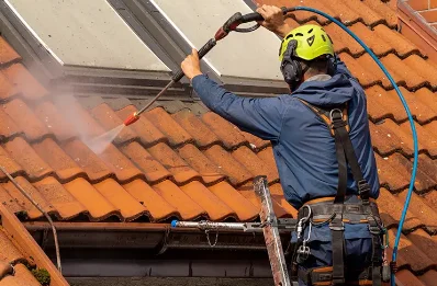 Démoussage et hydrofuge de toiture à Campsas